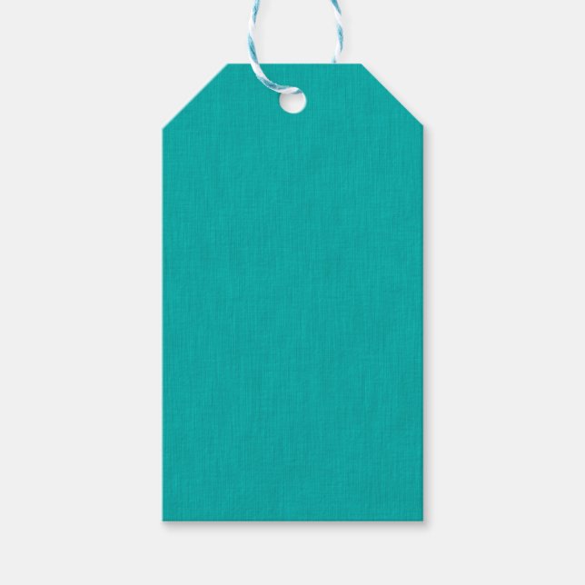 Calm & simple  Turquoise textured background  Presentetikett (Framsidan)