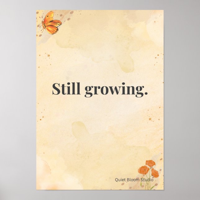 Calm Student Wall Art Poster (Framsidan)