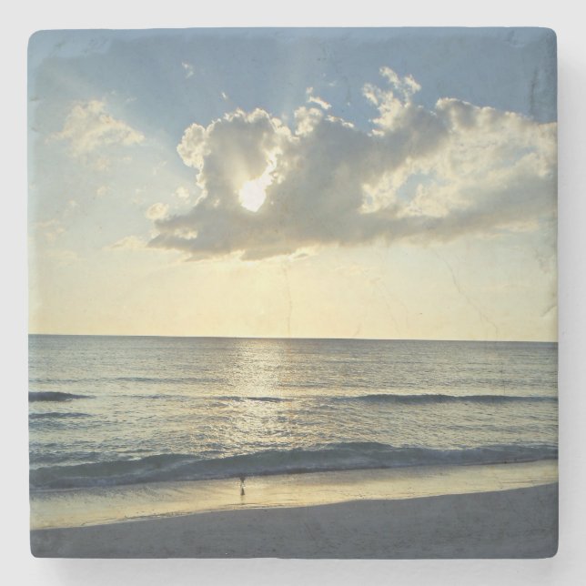 Calm Waters at Sunrise Stenunderlägg (Framsidan)