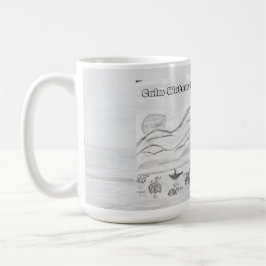 'Calm Waters in Nature's Embrace' Mug Kaffemugg