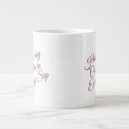 Calm Winter Mug – Cozy Minimal Design Jumbo Mugg