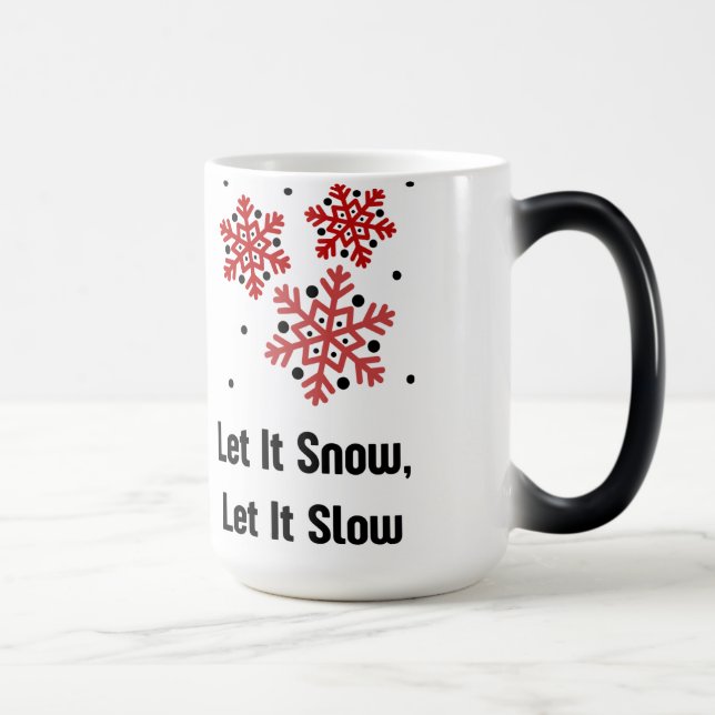 Calm Winter Mug – Cozy Minimal Design Magisk Mugg (Höger)