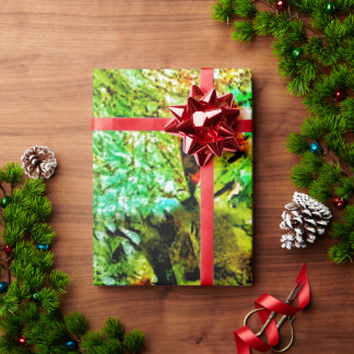 Calm yellow abstract Wrapping Paper,Dazzling shine Presentpapper