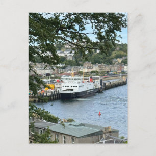 Calmac Ferry at Rothesay, Isle of Bute, Skottland Helg Vykort