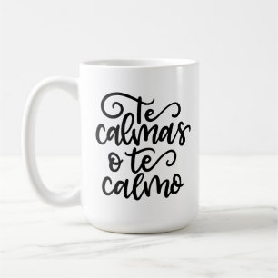 Calmas O Te Calmo, handskriven Kaffemugg