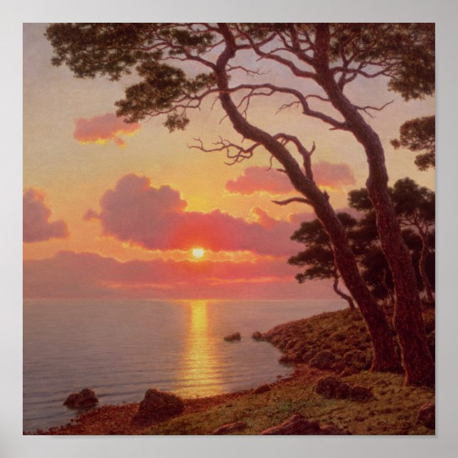 Calme de Soir, Cote d'Azur Poster (Framsidan)