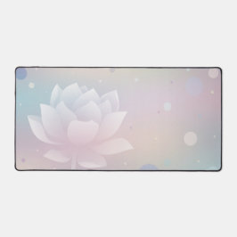 Calming & Functional Lotus Desk Mat