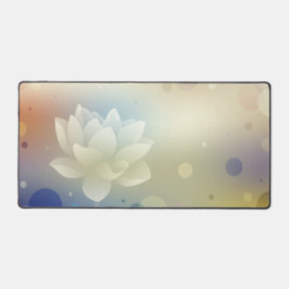 Calming & Functional Lotus Desk Mat
