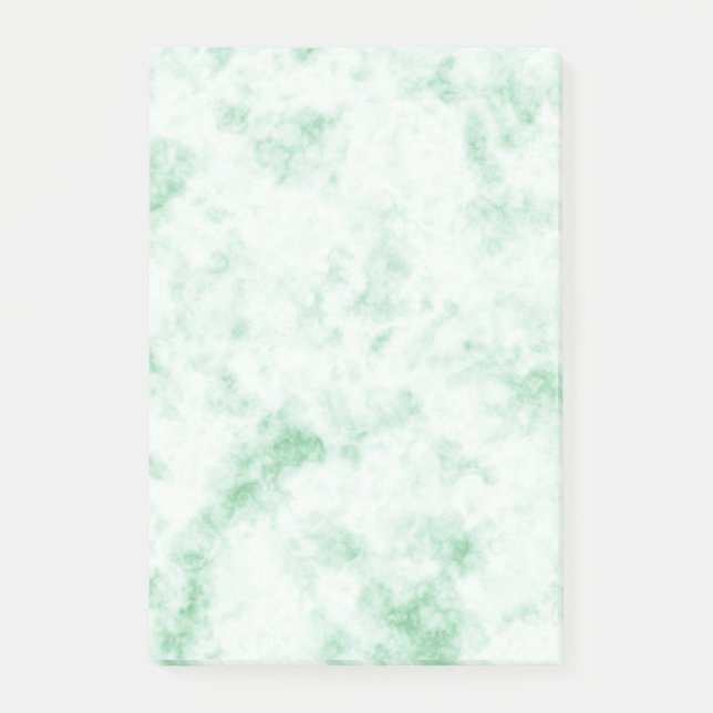 Calming Grönt Marble Post-it Notes Block (Framsida)