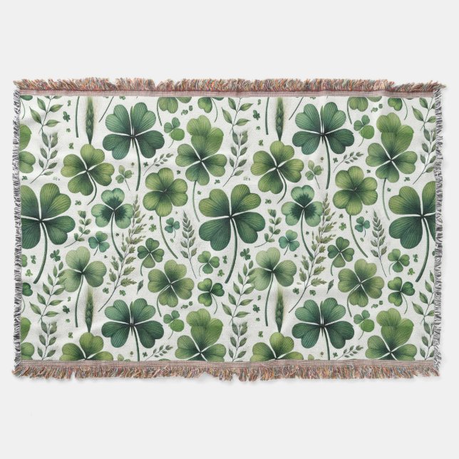 Calming Klöver Filt (Framsidan)