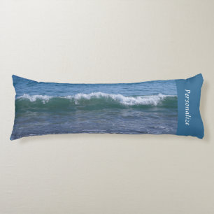 Calming Ocean Vågar Tide Blue Personlig Bedding Kroppskudde