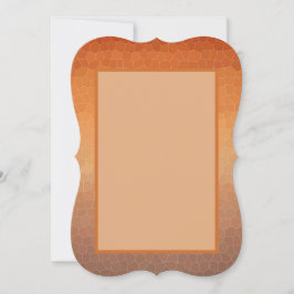 Calming Ombre Gradient Orange Sunset Mosaic Inbjudningar