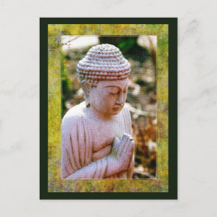 Calming Praying Buddha Vykort