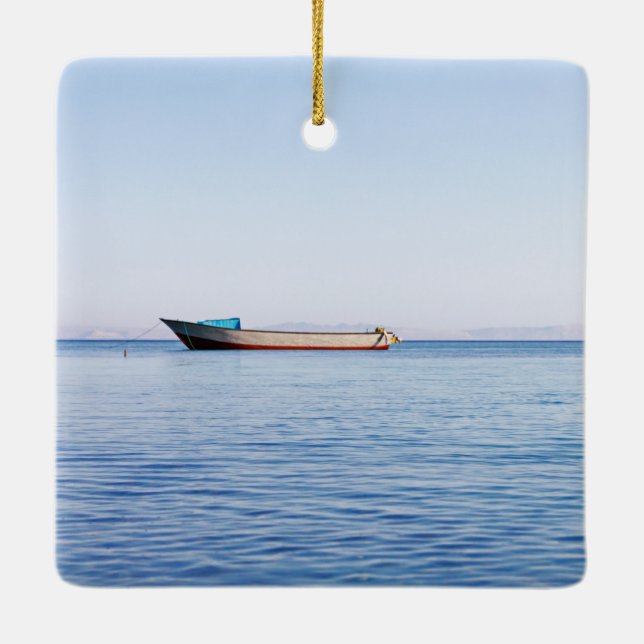 Calming Sea Julgransprydnad Keramik (Baksida)