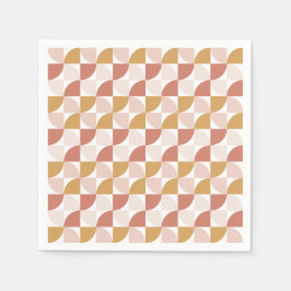 Calming vågigt mönster Napkins Pappersservett