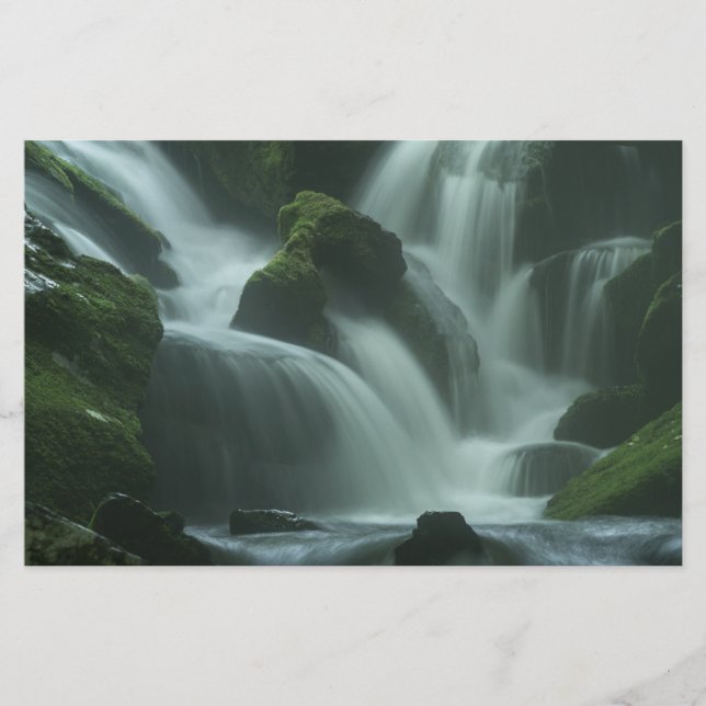 Calming Waterfall Brevpapper (Framsida)