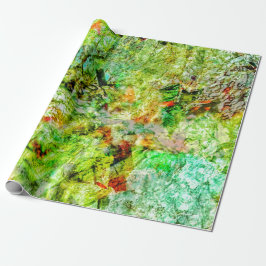 Calming yellow abstract Wrapping Paper,Calming  Presentpapper