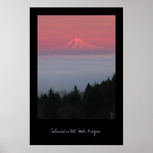 Calmness Mt.-huva, Oregon Poster