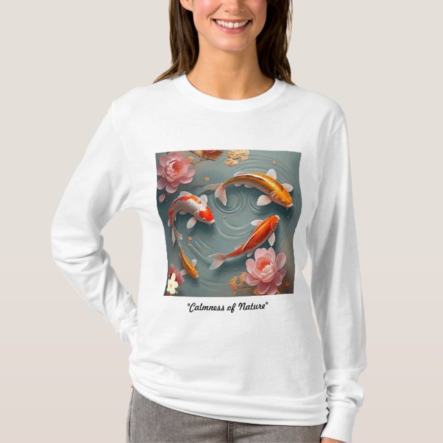 "Calmness of Nature" T Shirt (Framsida)