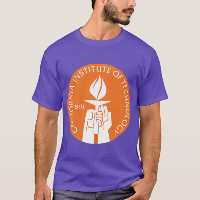 Caltech California Institute of Technology Logotyp T Shirt (Framsida)