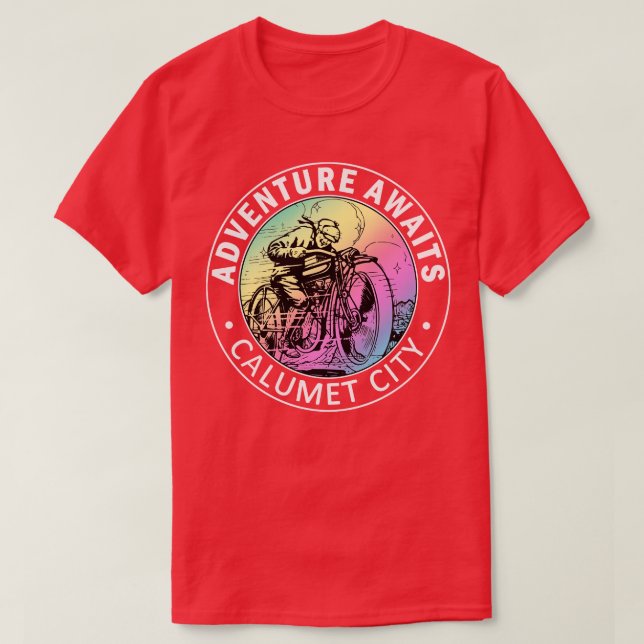 Calumet City Illinois USA T Shirt (Design framsida)