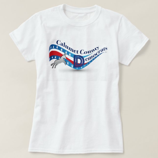Calumet County demokrater - kvinna t-skjorta * T Shirt (Design framsida)