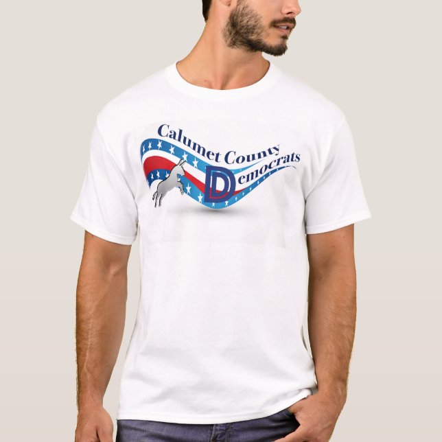 Calumet County demokrater - manar t-skjorta * T Shirt (Framsida)