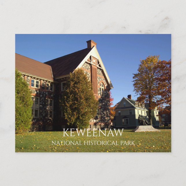 Calumet & Hecla Mining Co. Bibliotek, Keweenaw NHP Vykort (Framsida)