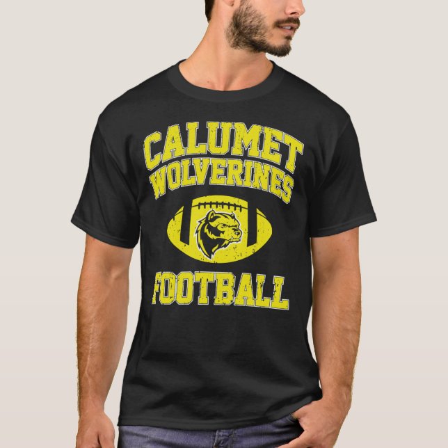 Calumet Wolverines Football Essential T-Shirt (Framsida)