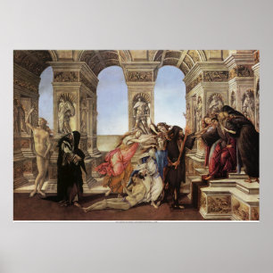Calumny av Apelles Poster
