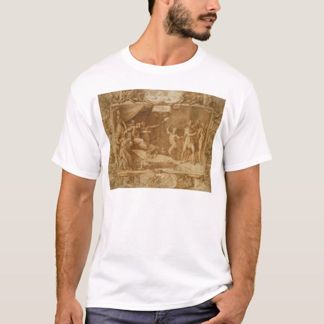 Calumnyen av Apelles, 1572 T-shirt (Framsida)