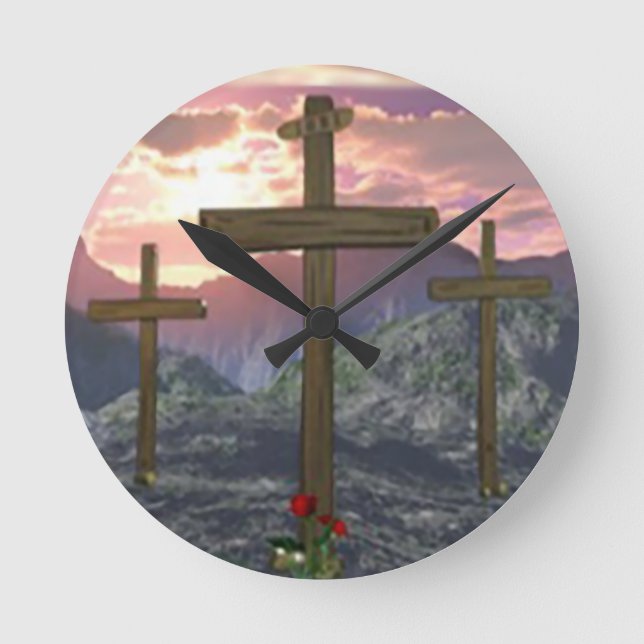 Calvary Christian Rund Klocka (Framsida)