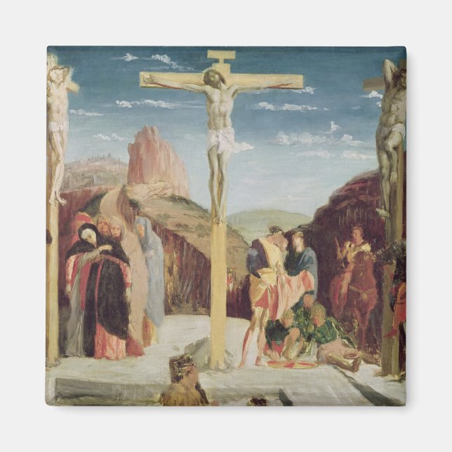 Calvary, efter en målning av Andrea Mantegna Magnet (Framsidan)