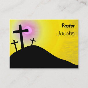 Calvary pastor, Jacobs Visitkort
