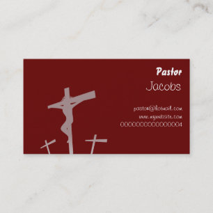Calvary pastor, visitkort