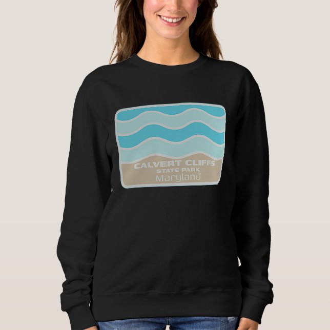 Calvert Cliffs State Park Maryland Beach Vacation  T Shirt (Framsida)