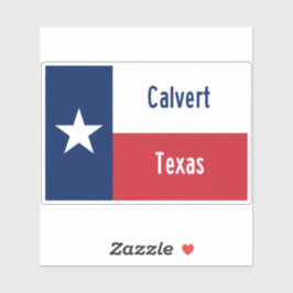 Calvert Texas Klistermärken