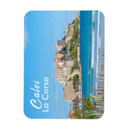 Calvi Citadel på Korsika Frankrike Souvenir Magnet