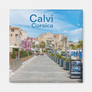 Calvi Prostege på Korsika Frankrike Souvenir Magnet