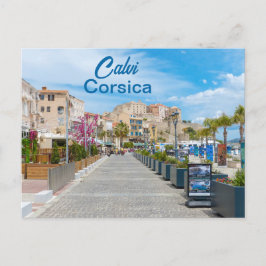 Calvi Prostege på Korsika Frankrike Vykort
