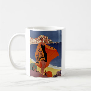 Calvi stad i Haute-Corse, Frankrike Kaffemugg