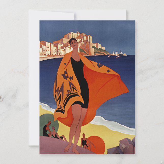 Calvi, staden Haute-Corse, Frankrike Inbjudningar (Framsida)