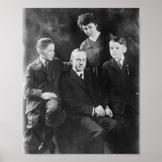 Calvin Coolidge and Family Poster