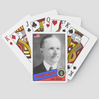 Calvin Coolidge Baseball Card Spel Kort