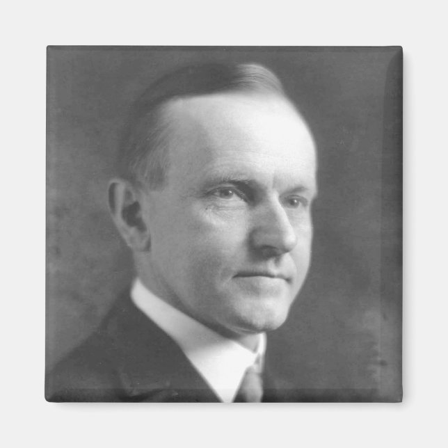 Calvin Coolidge Magnet (Framsidan)