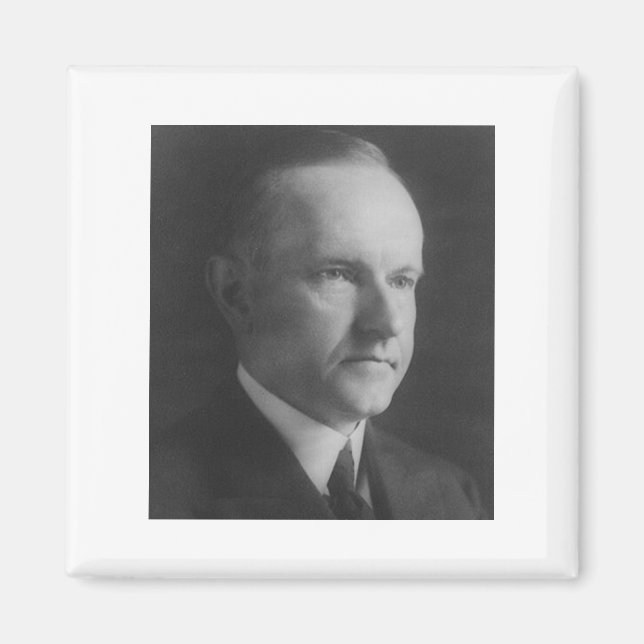 Calvin Coolidge Magnet (Framsidan)