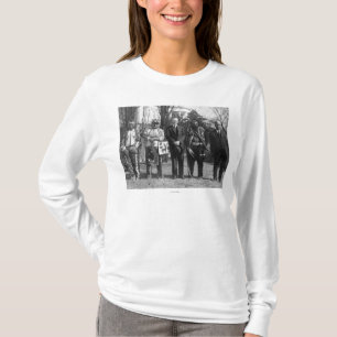 Calvin Coolidge med Osage indier fotograferar T-shirt