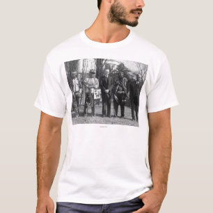 Calvin Coolidge med Osage indier fotograferar Tee Shirt