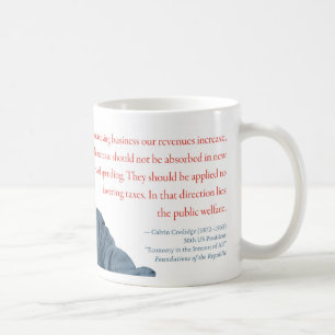 Calvin Coolidge mugg #24 "skatter ",