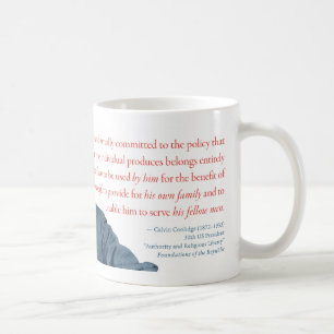 Calvin Coolidge mugg #8 "personlig egendom ",